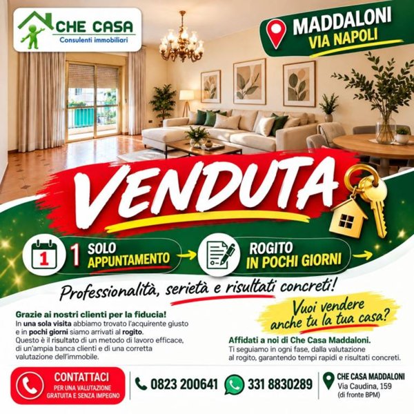 appartamento in vendita a Maddaloni