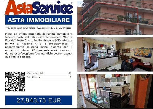 appartamento in vendita a Mondragone