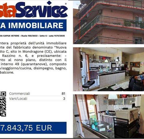 appartamento in vendita a Mondragone