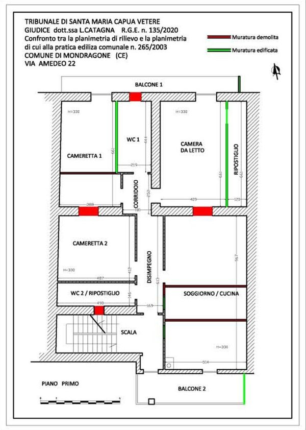 appartamento in vendita a Mondragone