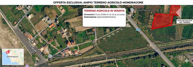 terreno agricolo in vendita a Mondragone