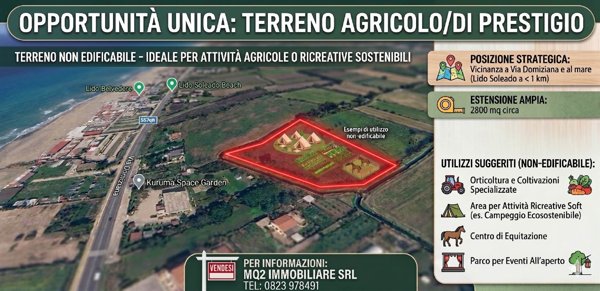 terreno agricolo in vendita a Mondragone