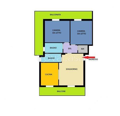 appartamento in vendita ad Orta di Atella