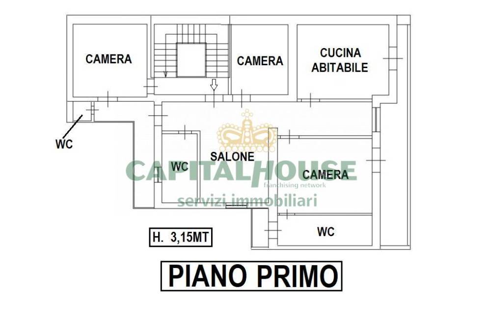 appartamento in vendita a Portico di Caserta