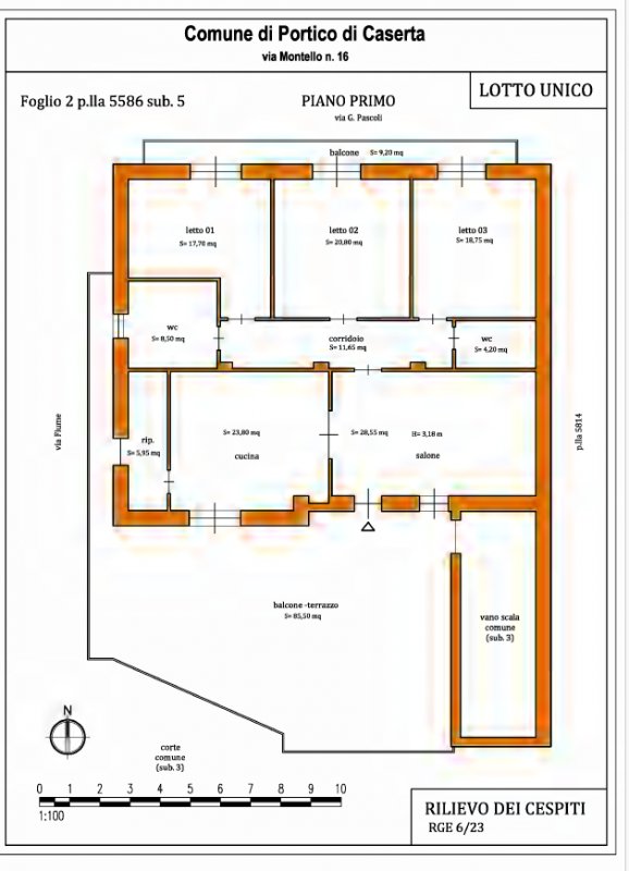 appartamento in vendita a Portico di Caserta