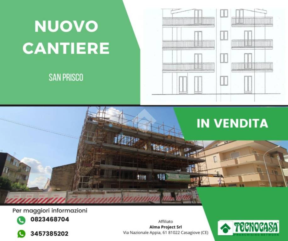 appartamento in vendita a San Prisco