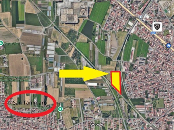 terreno edificabile a Santa Maria Capua Vetere in zona Sant'Andrea dei Lagni