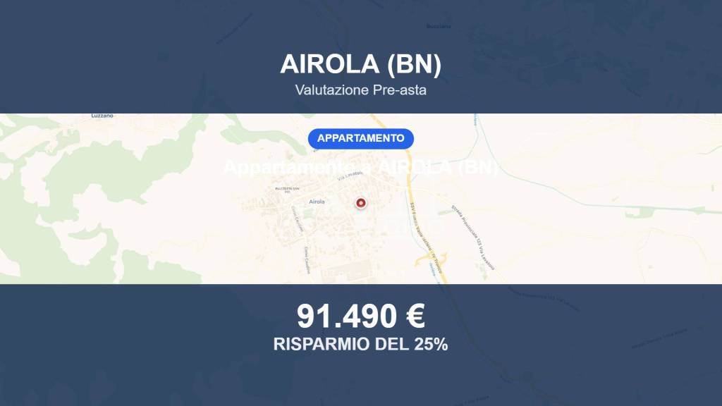 appartamento in vendita ad Airola