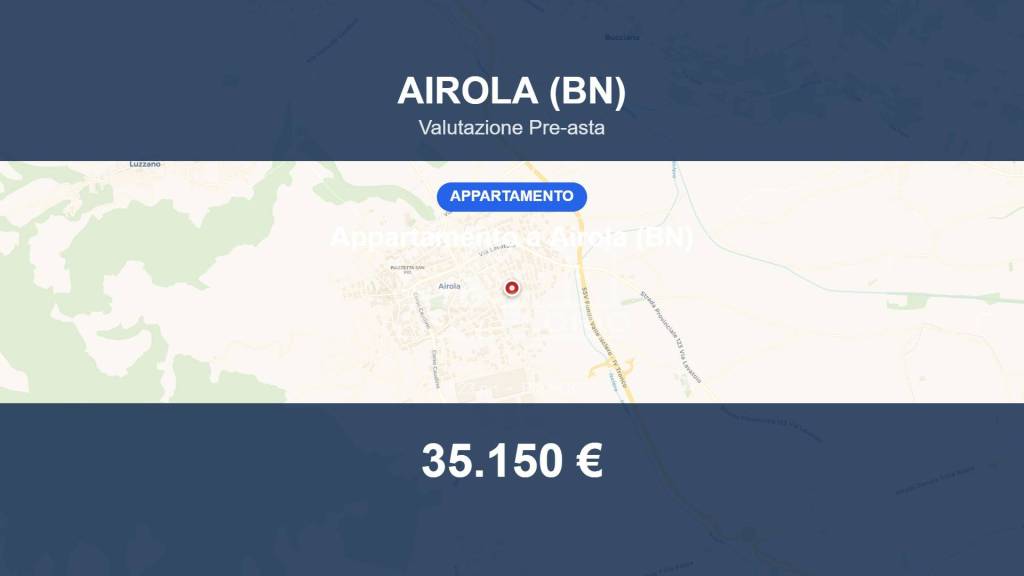 appartamento in vendita ad Airola