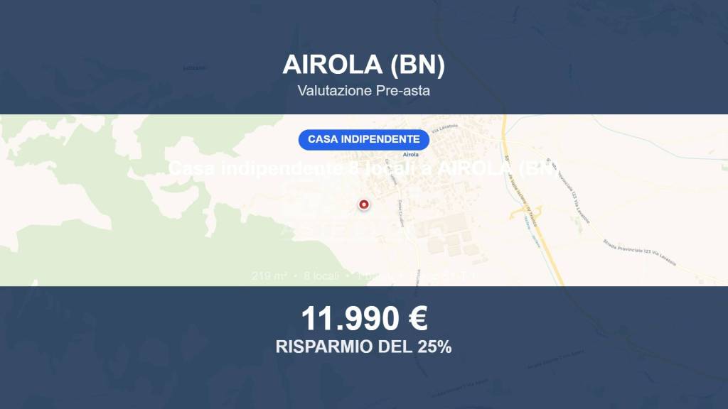casa indipendente in vendita ad Airola