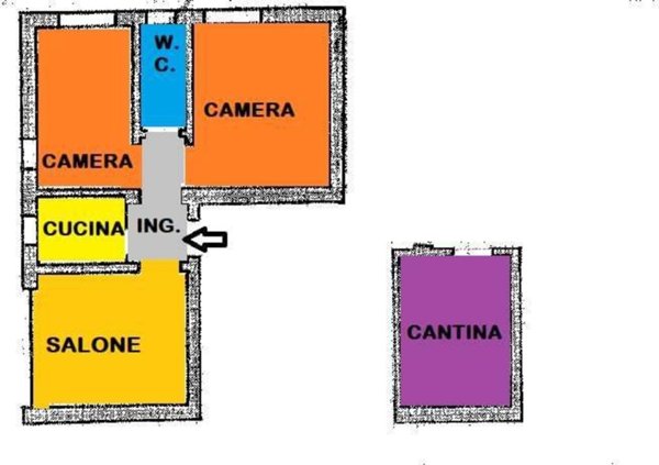 appartamento in vendita a Benevento in zona Mellusi / Atlantici