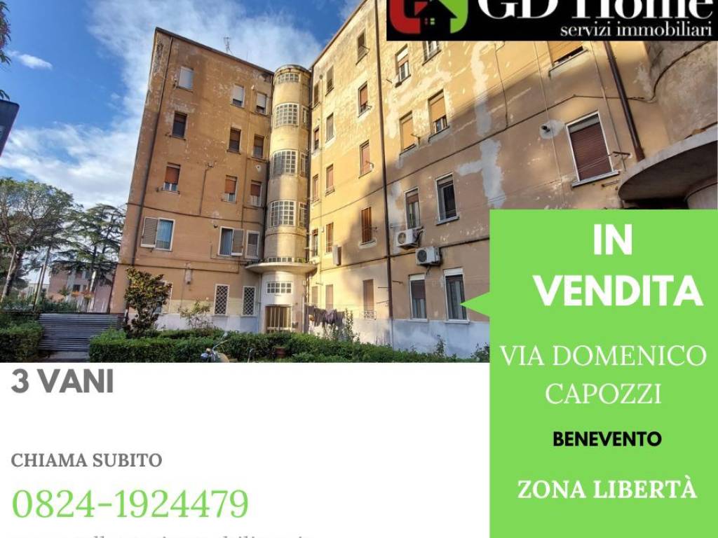 appartamento in vendita a Benevento in zona Libertà