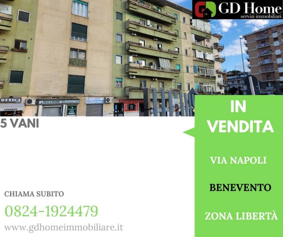 appartamento in vendita a Benevento in zona Libertà