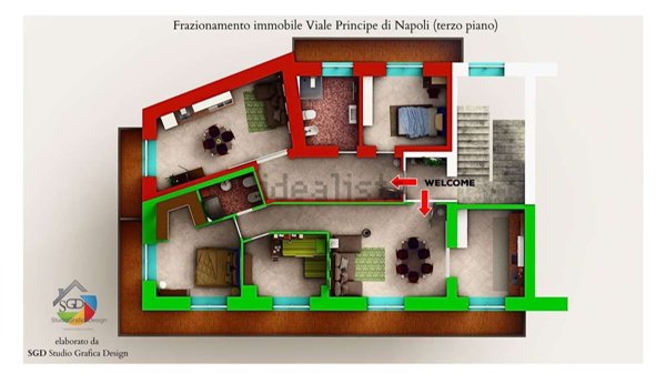 appartamento in vendita a Benevento in zona Ferrovia