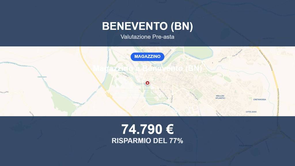 locale commerciale in vendita a Benevento in zona Centro Storico