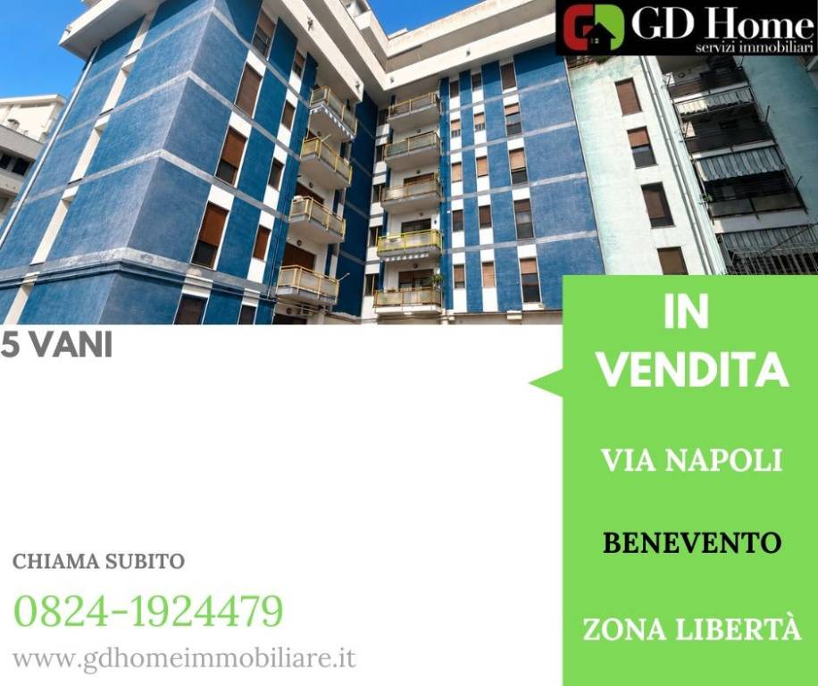appartamento in vendita a Benevento in zona Libertà