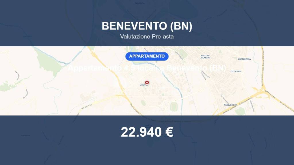 appartamento in vendita a Benevento in zona Libertà