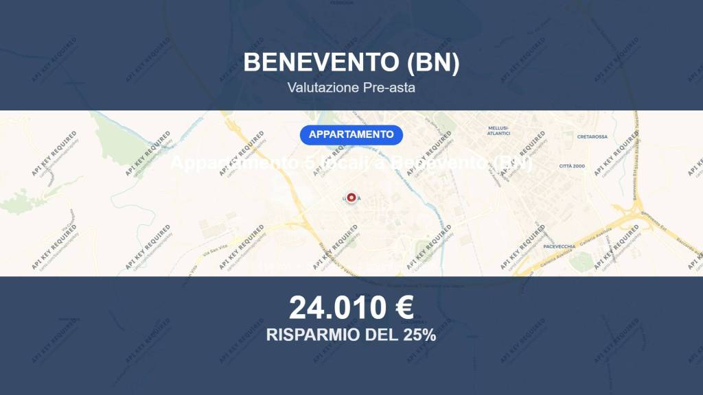appartamento in vendita a Benevento in zona Libertà