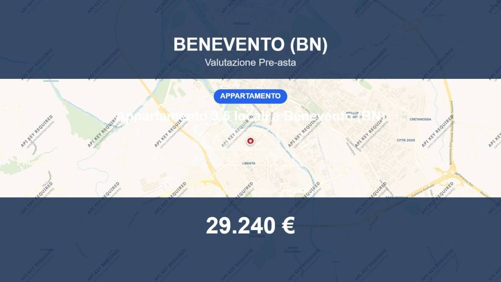 appartamento in vendita a Benevento in zona Libertà