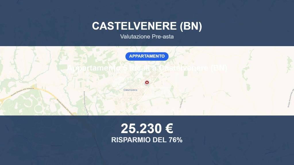 appartamento in vendita a Castelvenere in zona Parito