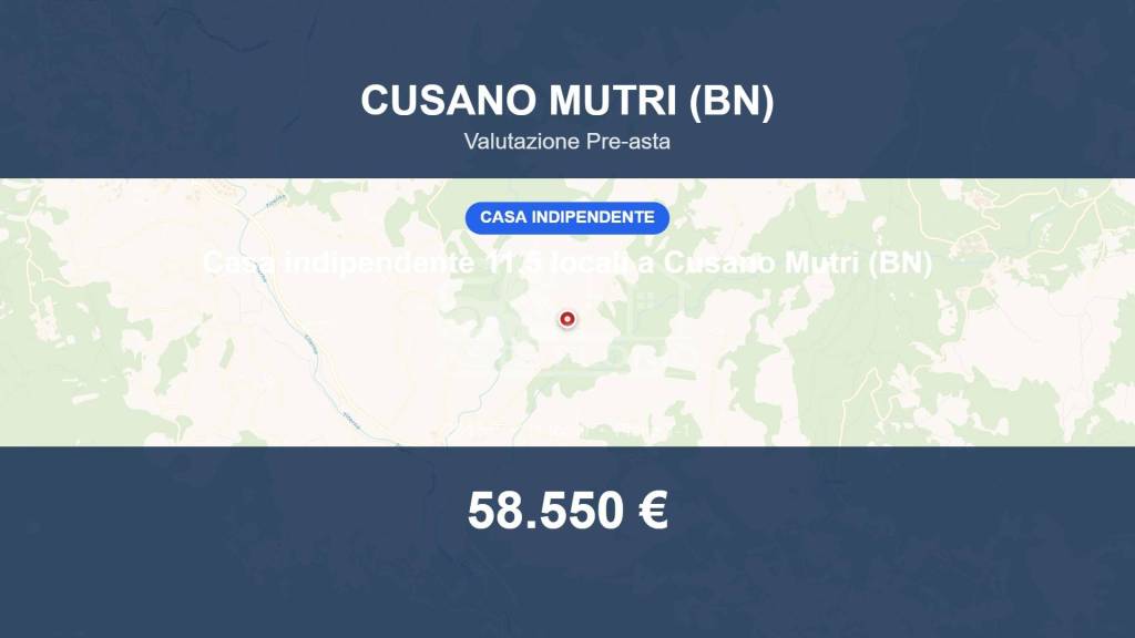 casa indipendente in vendita a Cusano Mutri in zona Bocca della Selva
