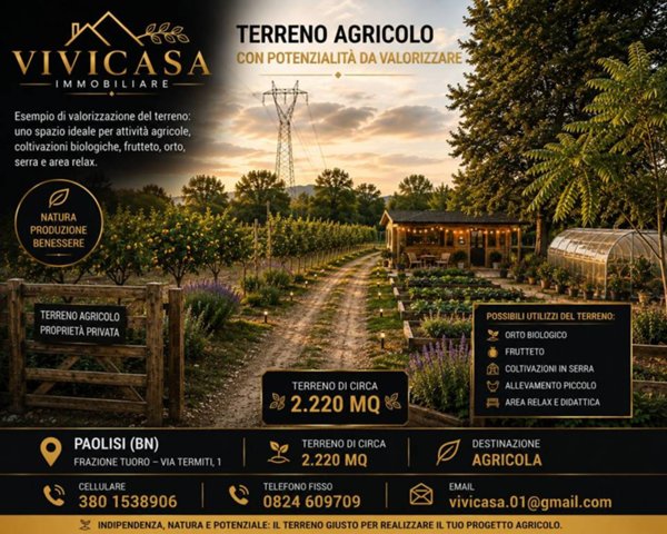 terreno agricolo in vendita a Paolisi