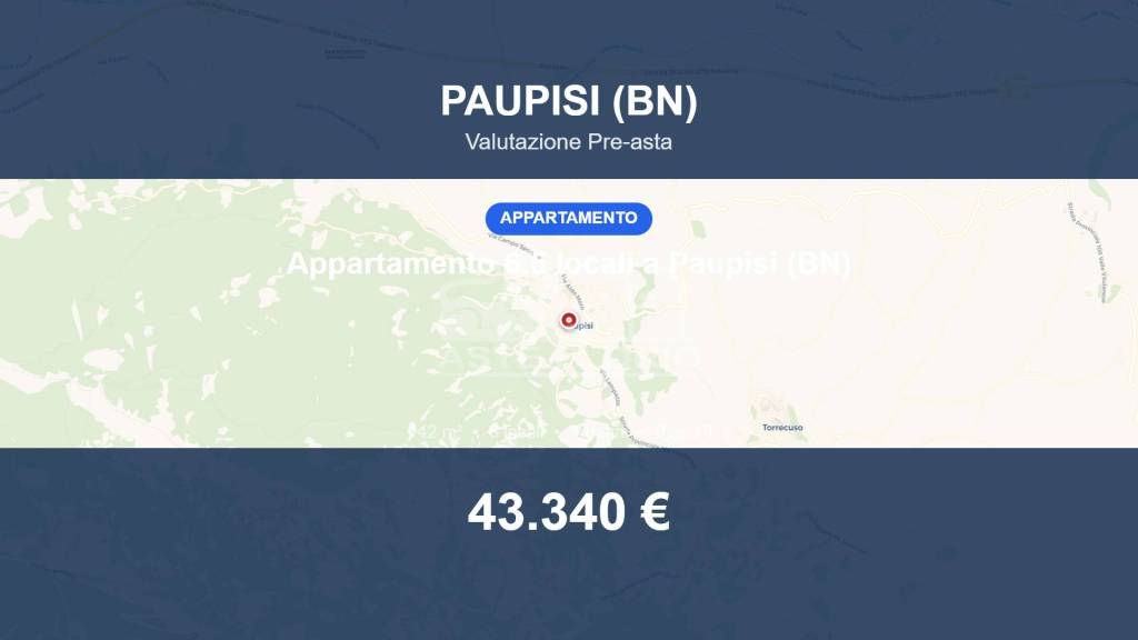 appartamento in vendita a Paupisi