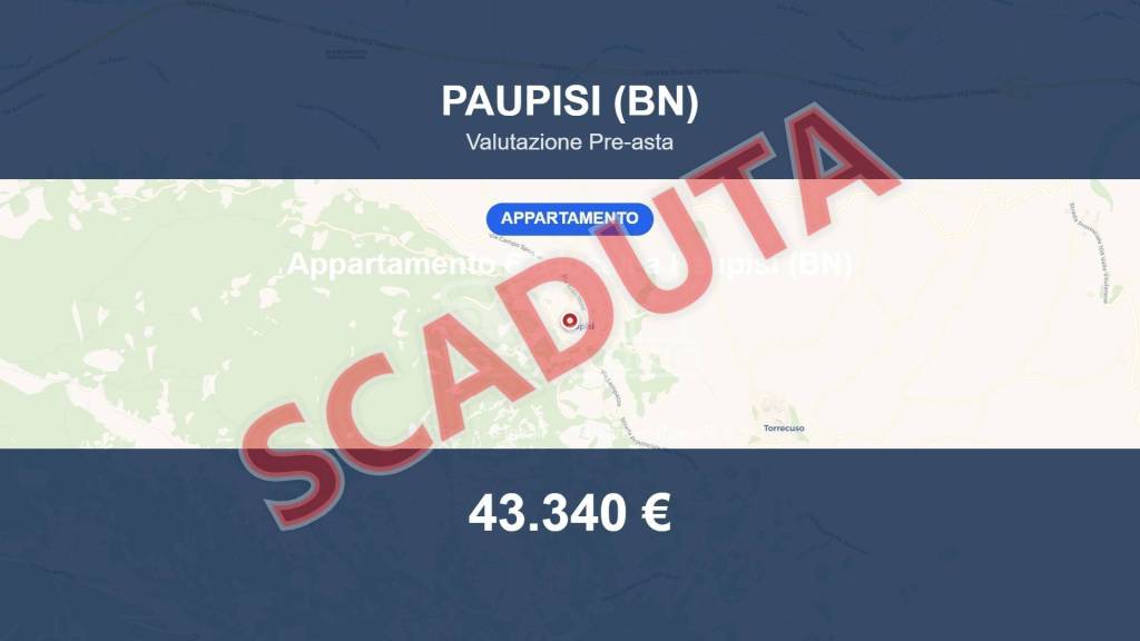 appartamento in vendita a Paupisi