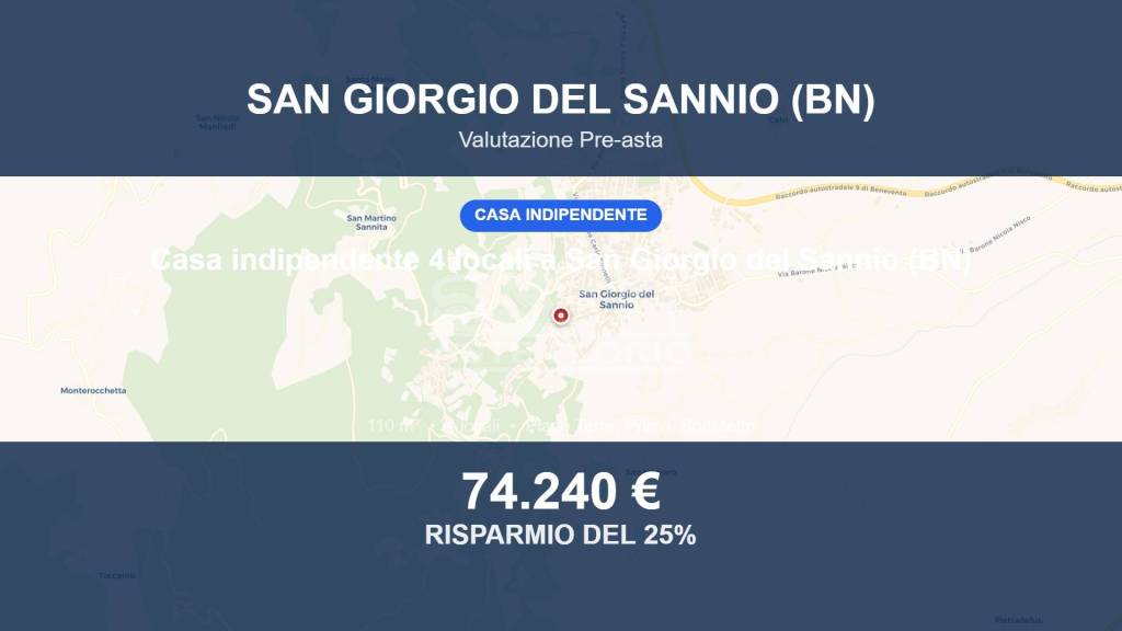 casa indipendente in vendita a San Giorgio del Sannio