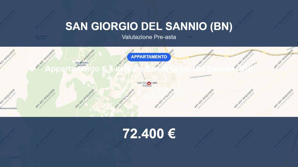 appartamento in vendita a San Giorgio del Sannio in zona San Rocco