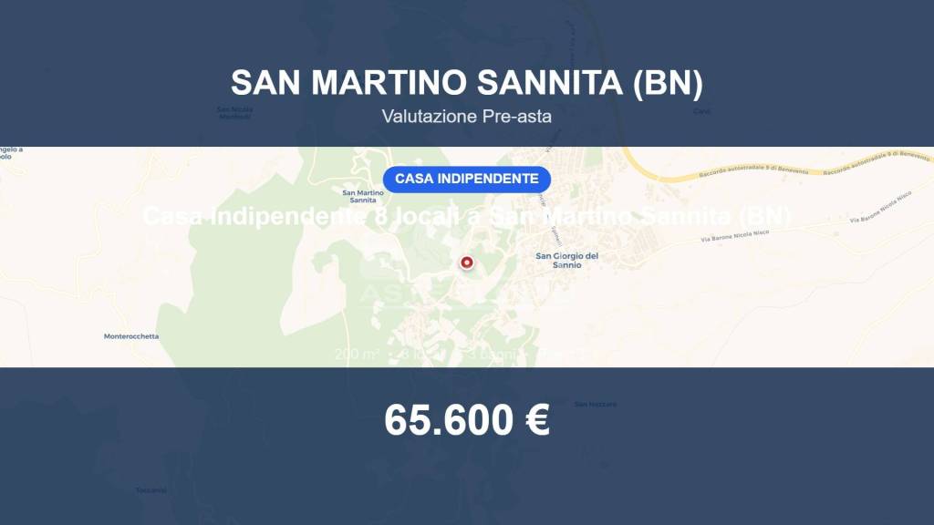casa indipendente in vendita a San Martino Sannita in zona San Giacomo