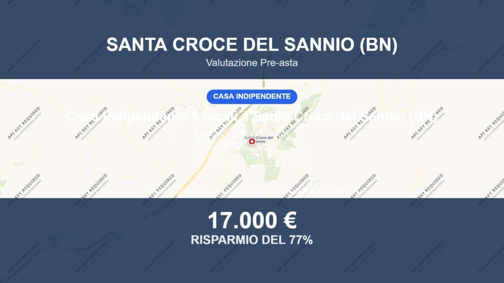 casa indipendente in vendita a Santa Croce del Sannio