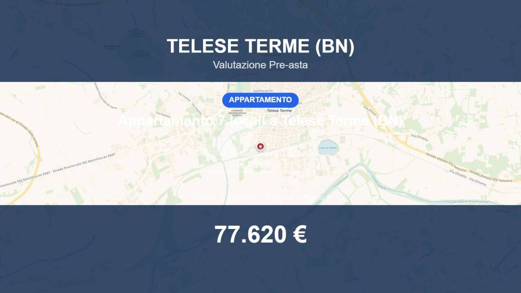 appartamento in vendita a Telese Terme