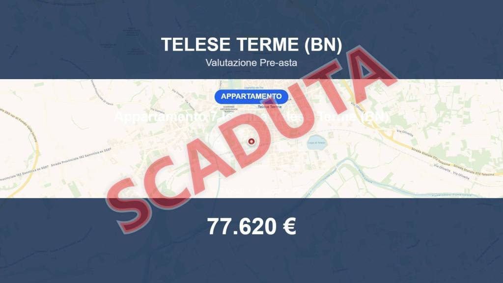appartamento in vendita a Telese Terme