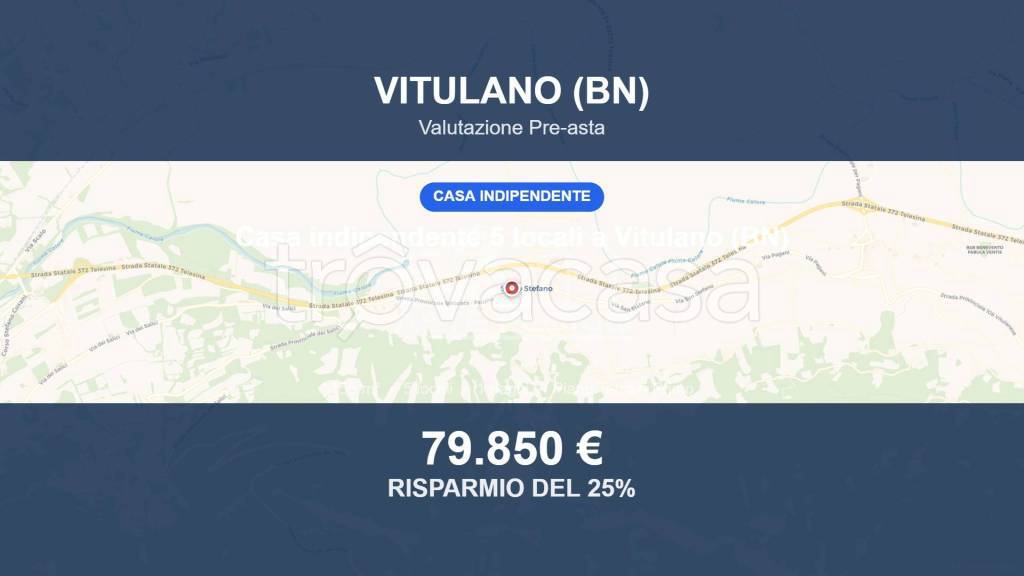 casa indipendente in vendita a Vitulano in zona Santo Stefano