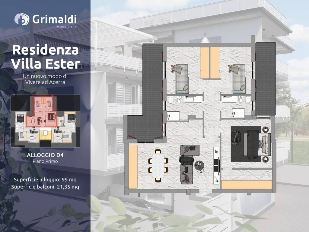 appartamento in vendita ad Acerra