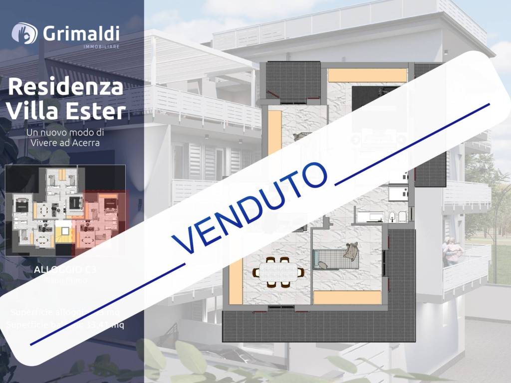 appartamento in vendita ad Acerra