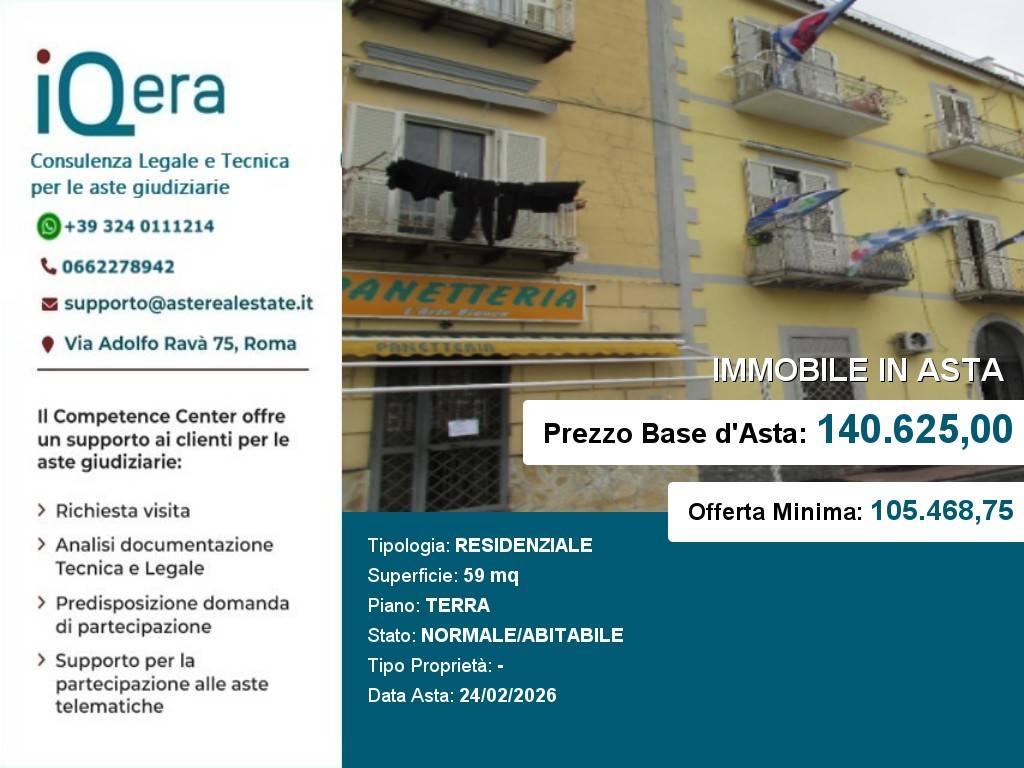 appartamento in vendita a Bacoli