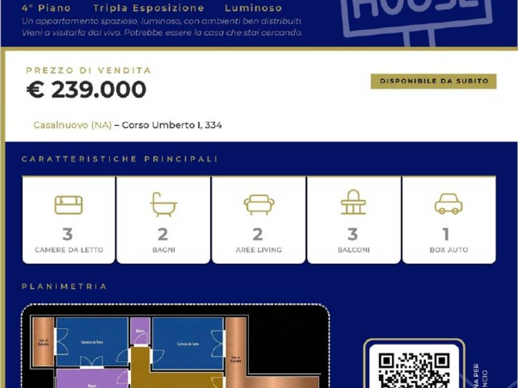 appartamento in vendita a Casalnuovo di Napoli