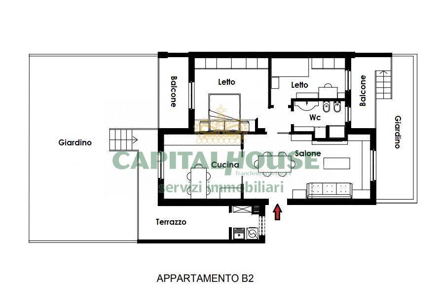 appartamento in vendita a Casamarciano