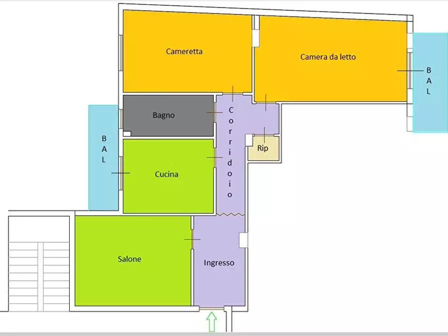 appartamento in vendita a Casoria in zona Arpino