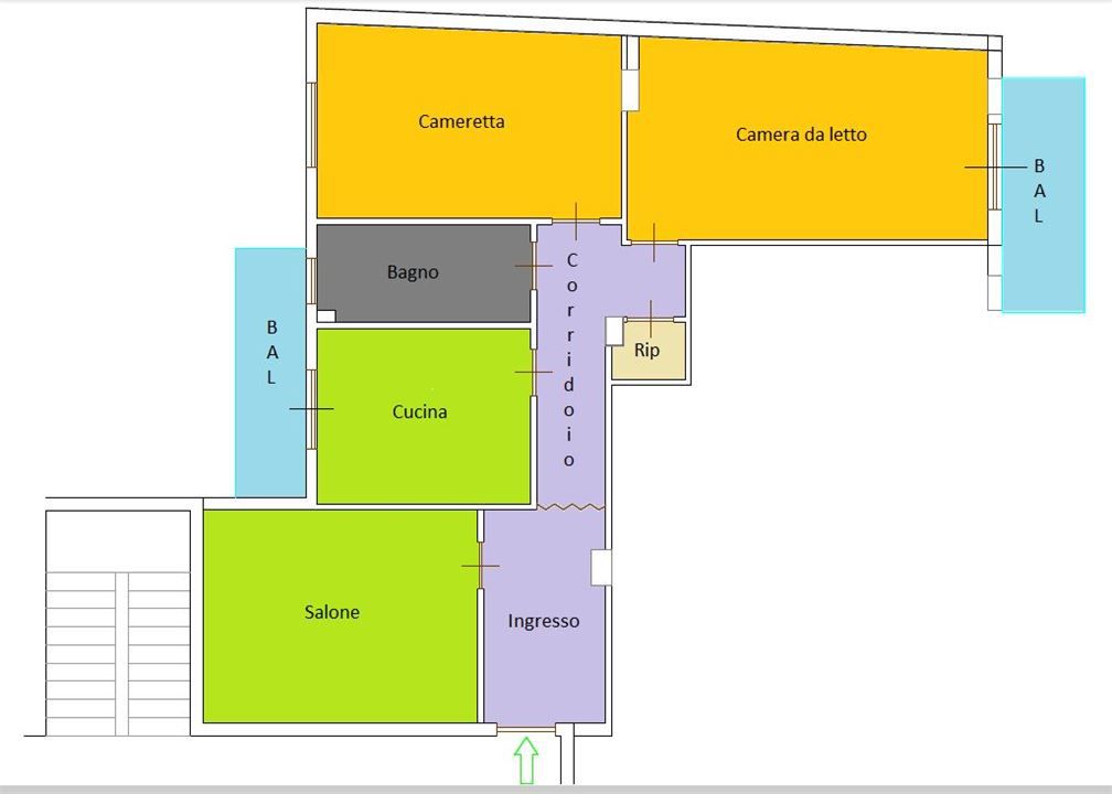 appartamento in vendita a Casoria in zona Arpino