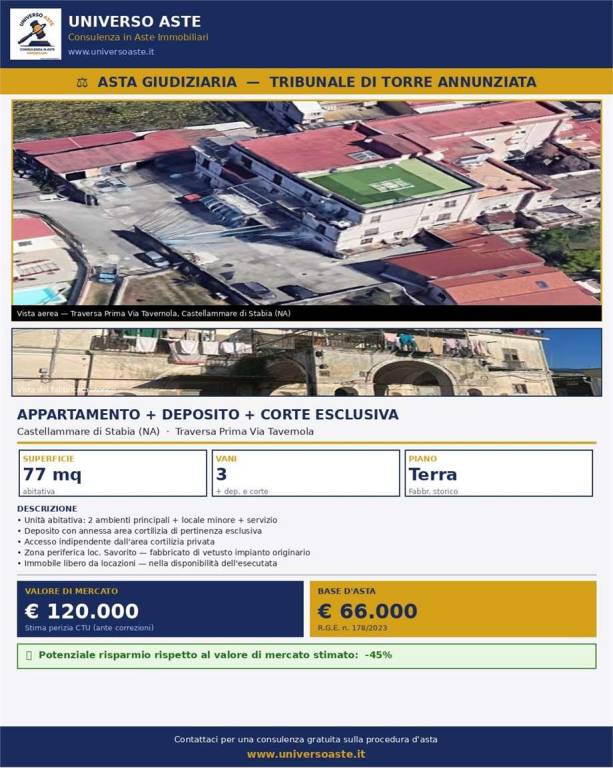 appartamento in vendita a Castellammare di Stabia in zona Pioppaino
