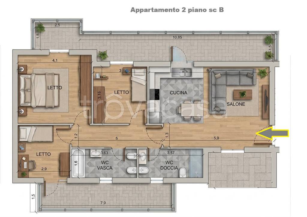 appartamento in vendita a Frattamaggiore