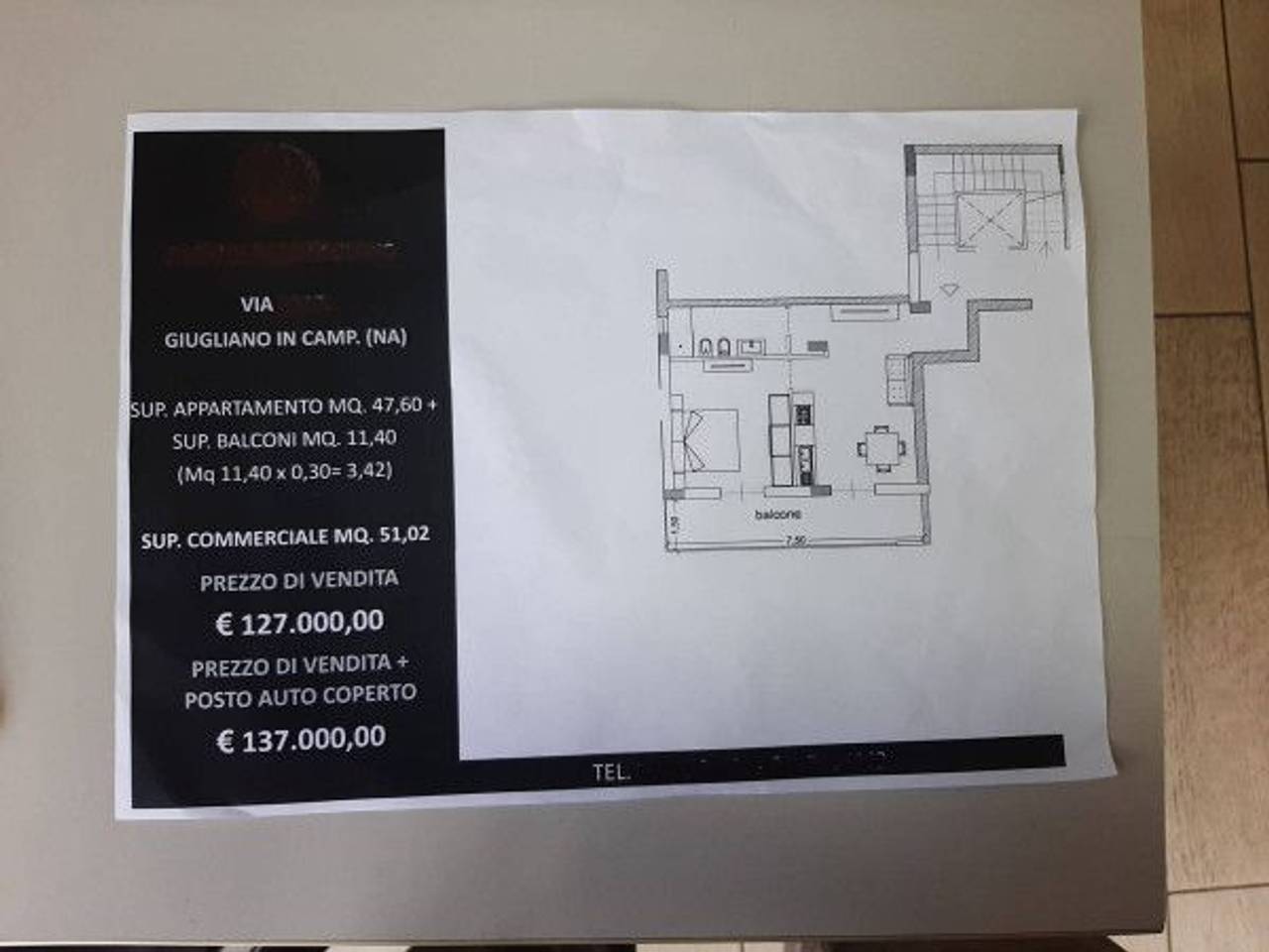 appartamento in vendita a Giugliano in Campania