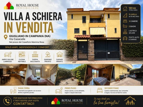 casa indipendente in vendita a Giugliano in Campania in zona Casacelle