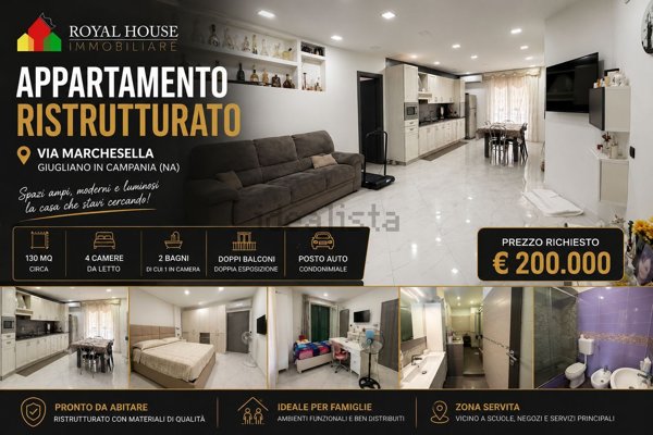 appartamento in vendita a Giugliano in Campania in zona Casacelle