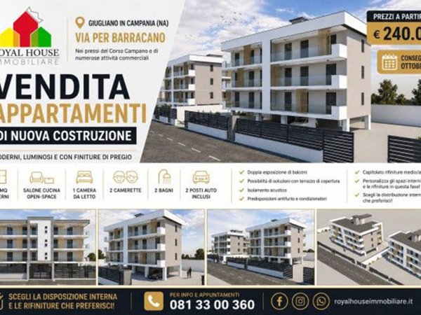 appartamento in vendita a Giugliano in Campania