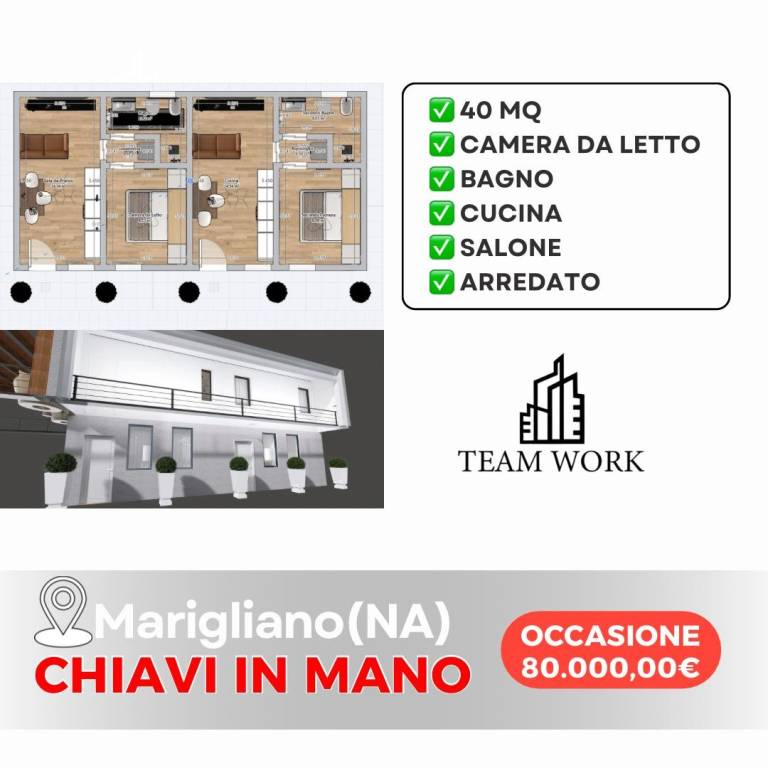 appartamento in vendita a Marigliano