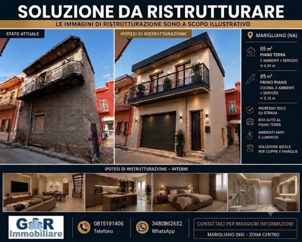 casa indipendente in vendita a Marigliano in zona Lausdomini